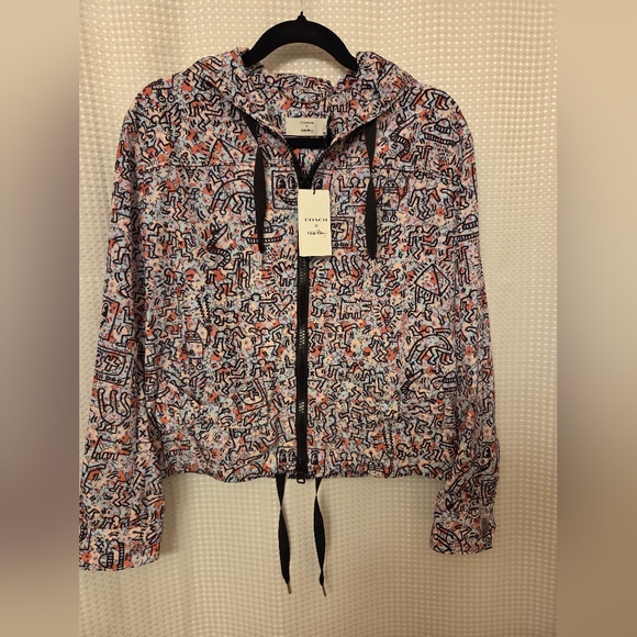 Coach Jackets & Blazers - Coach Graphic Print Bomber Jacket